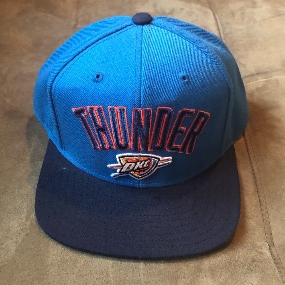 Blue Oklahoma City Thunder Adidas SnapBack